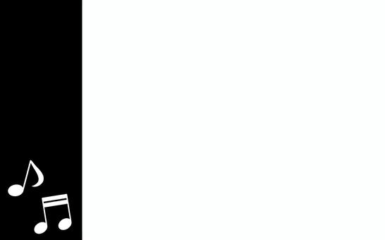 二つの音符の二色背景2 背景,音符,音楽,白黒,八分音符,十六分音符,二色,コピースペース,テキストスペース,シンプルのイラスト素材