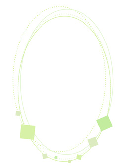 ナチュラルモダンなスクエア付きフレーム 楕円,オーバル,フレーム,背景,四角,飾り枠,縦,幾何学,飾り,線画のイラスト素材