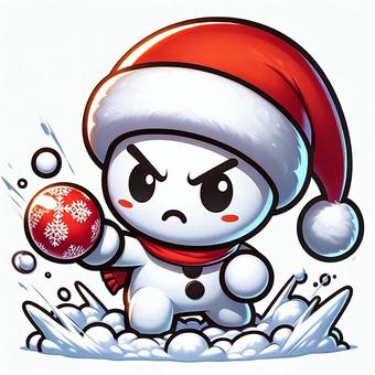 Snowman illustration, , JPG and PNG