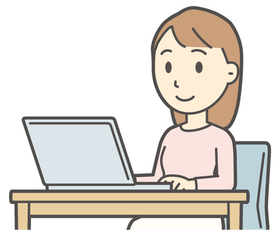  ロングヘア女性-059-バスト