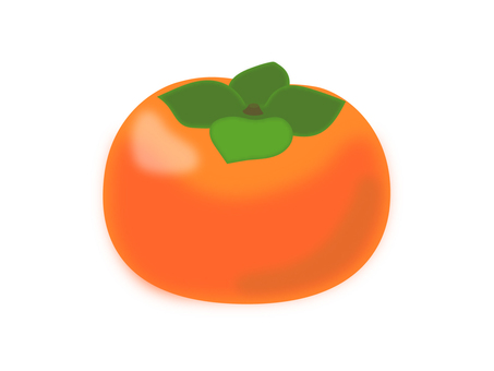 柿 秋 イラスト