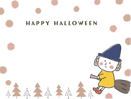 Halloween message card, , JPG and PNG