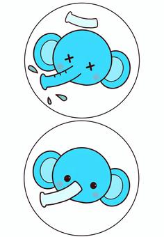コンコンクシャン ぞう ぞう,ますく,風邪,くしゃみ,鼻水のイラスト素材