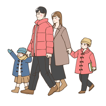 Illustration, outing, a trip, shopping, 