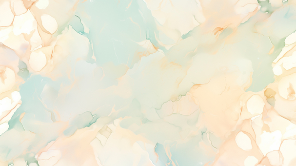 緑と黄色の水彩テクスチャ背景1