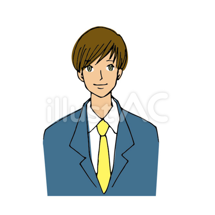 スーツを着た男性 リクルート,スーツ,男性のイラスト素材