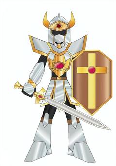 伝説の勇者の鎧 伝説の勇者の鎧 ファンタジー,鎧,勇者,戦士,剣士,騎士,カッコイイ,ゲーム,rpg,メタリックのイラスト素材