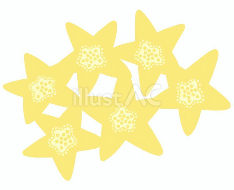 模様のある星の集まり 星,集まり,ヒトデのイラスト素材