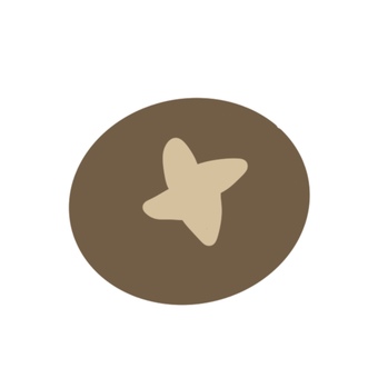 おせちの具(しいたけ) しいたけ,食べ物,手書き,たべもの,キノコのイラスト素材