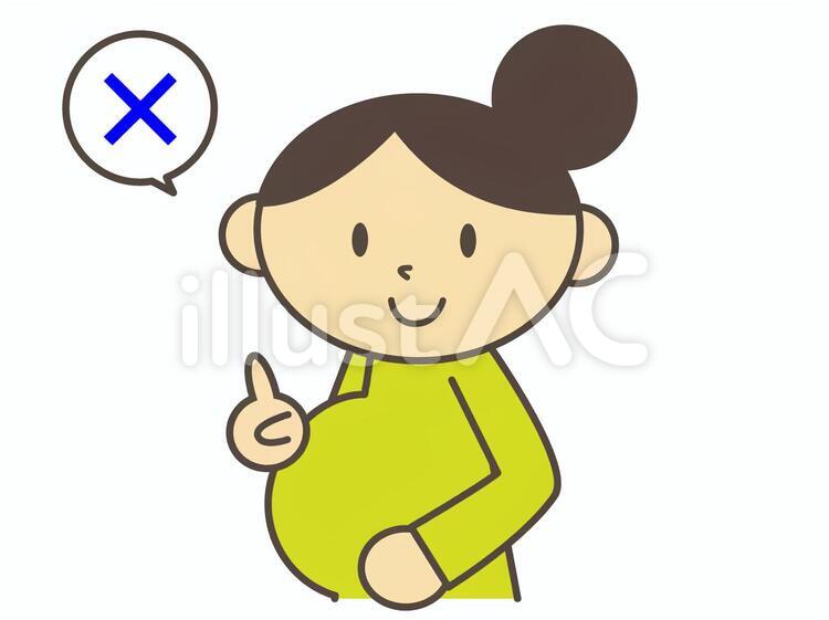 妊婦さん 妊婦,妊娠,赤ちゃんのイラスト素材