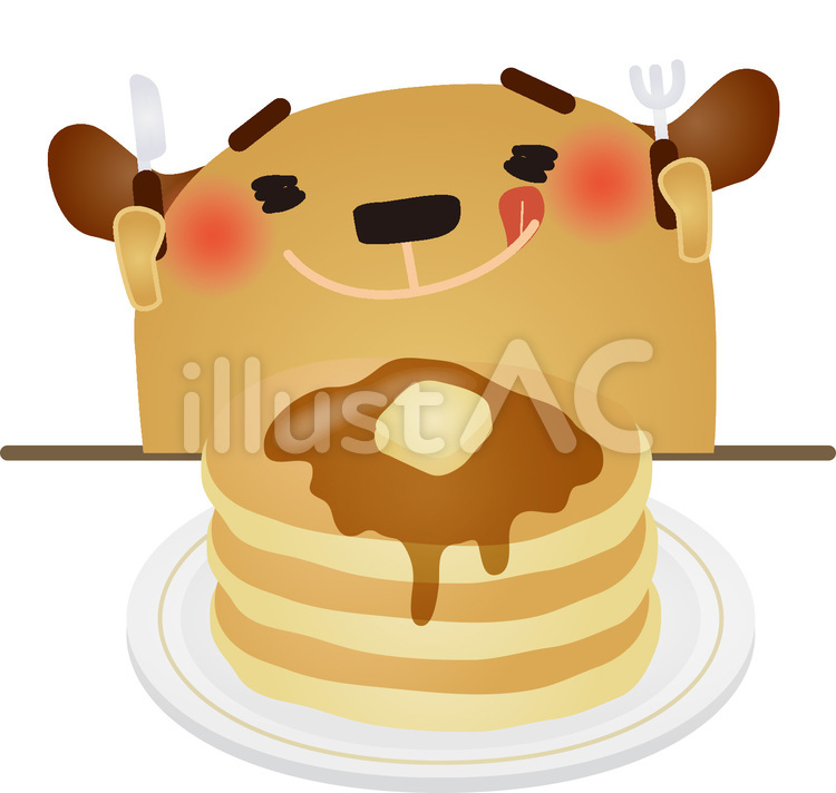 dog147 犬,ホットケーキ,パンケーキのイラスト素材