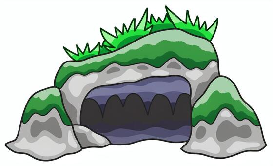 Illustration, cave, hole, tunnel, 