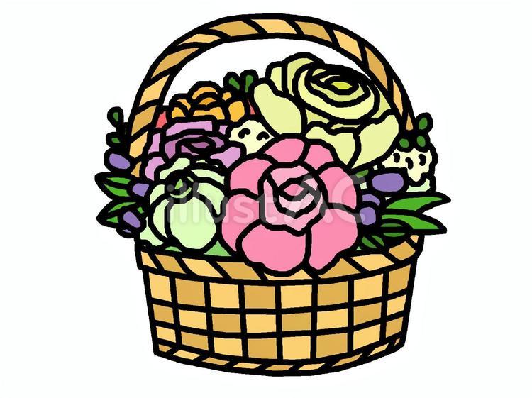花束 花束,贈呈用,冠婚葬祭のイラスト素材