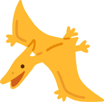 プテラノドン プテラノドン,恐竜,翼竜,生き物,生物,動物,古代生物のイラスト素材