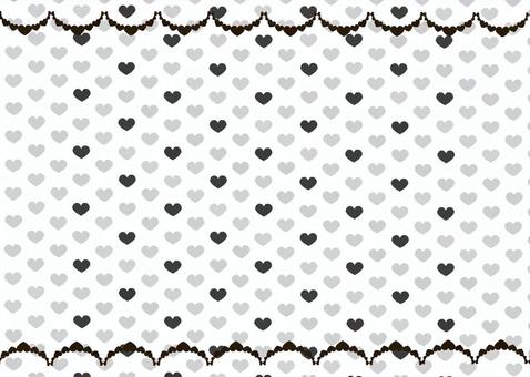 Monochrome Heart, wallpaper, pattern, frame, JPG