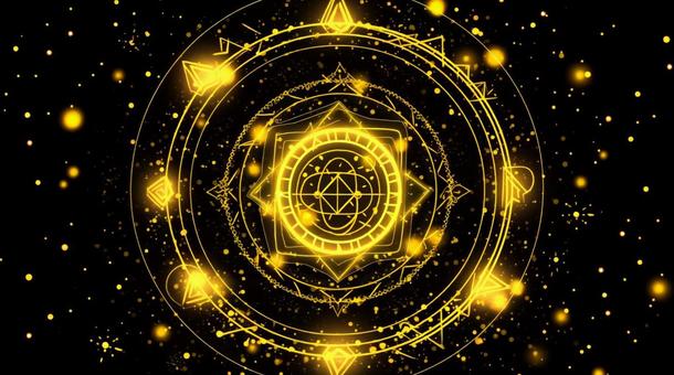 yellow magic circle, , JPG