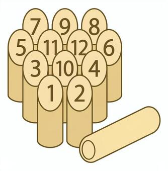 モルック モルック,木,棒,スポーツ,競技,数字,投げる,当てる,倒す,競うのイラスト素材