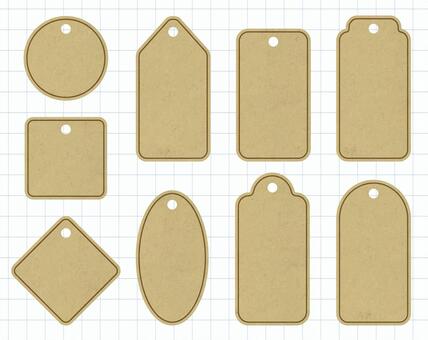 Illustration, tag, paper, paper tag, 