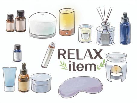 Illustration, relax, aroma, spray, 