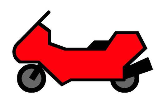 バイクアイコン バイク,オートバイ,単車,マフラー,自動二輪車,車両,乗り物,アイコン,ツーリング,ドライブのイラスト素材