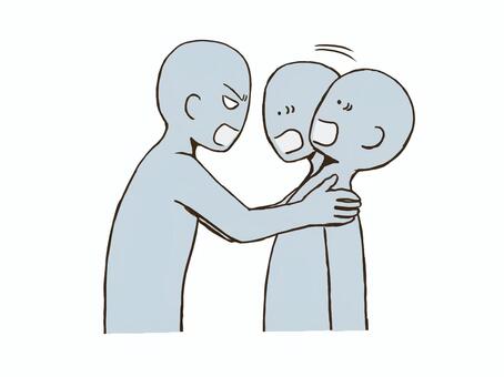 怒って身体を揺さぶるドローイング デッサン,人形,ラフ,ポーズ,身体,揺さぶる,怒る,イライラ,ドローイング,叱るのイラスト素材