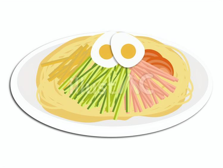 冷やし中華 冷やし中華,料理,冷麺のイラスト素材