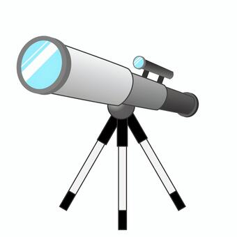 天体望遠鏡　 天体望遠鏡,望遠鏡,観測,宇宙,星,星空,星空観察,天文,天体,天文学のイラスト素材