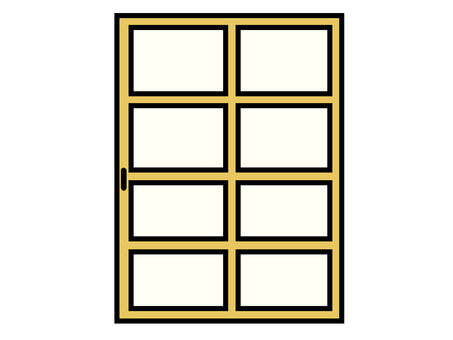 障子 障子,建具,和紙,木枠,間仕切り,イラストのイラスト素材