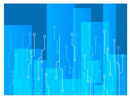 青い電子回路背景イラスト素材 背景,青,近代的,電子回路,基盤,デジタル,テクノロジー,コンピューター,ネットワークのイラスト素材