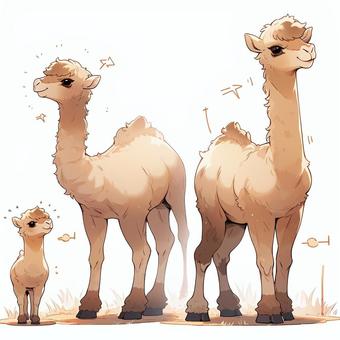 Illustration, camel, mini, animal, 