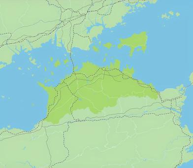 Road map including Kagawa Prefecture and surrounding areas , JPG Road map including Kagawa Prefecture and surrounding areas , , JPG