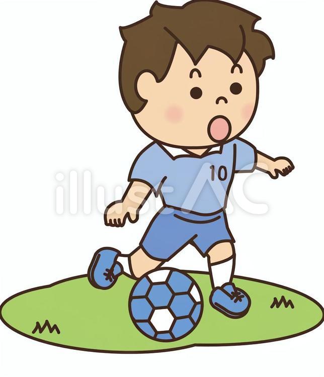 さっかー（男の子） サッカー,スポーツ,男の子のイラスト素材