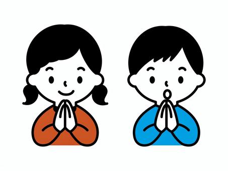 Illustration, girl, children, boy, 