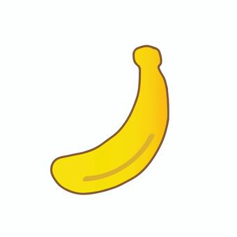 バナナ1本 バナナ,フルーツ,台湾バナナ,食べ物,甘い,食材,フィリピンバナナ,南国,おやつ,黄色のイラスト素材