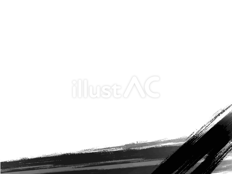 かっこいい黒のフレーム　筆 和,和風,かっこいいのイラスト素材
