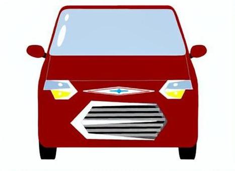 軽自動車54 軽自動車,ミニバン,ワンボックス,ワンボックスカー,車,自動車,くるま,乗用車,ドライブ,マイカーのイラスト素材