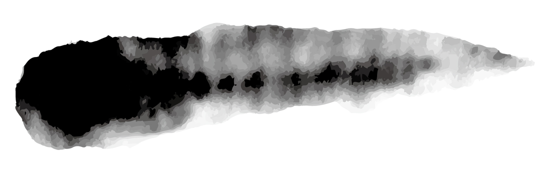 デザイン素材812 筆,墨,黒,和風,あしらい,手書き,グランジ,素材のイラスト素材