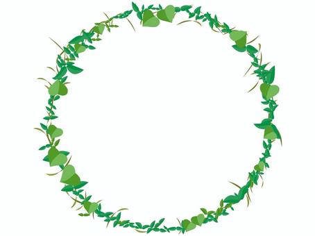 植物枠・円形