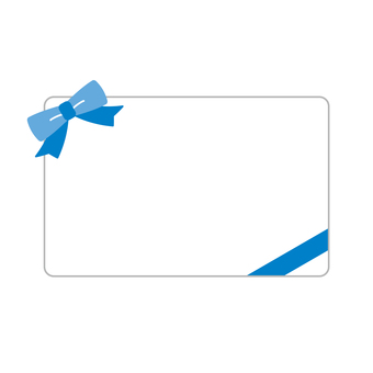 Message card with ribbon, gift certificate, single item, scheda regalo, nastro, messaggio, JPG, PNG and AI