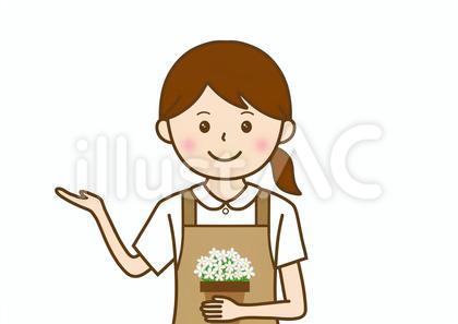 園芸 ガーデニング 女性 植物 花 鉢