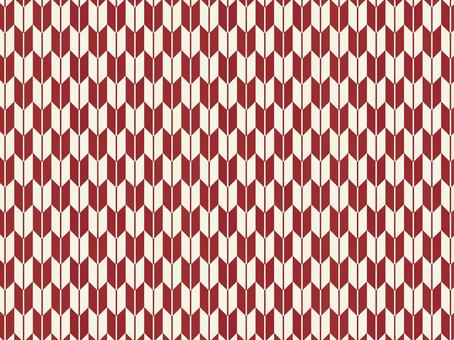 矢絣A（茜色）  矢絣,矢絣柄,和柄,背景,矢,パターン,レトロ,正月,赤,紅白のイラスト素材