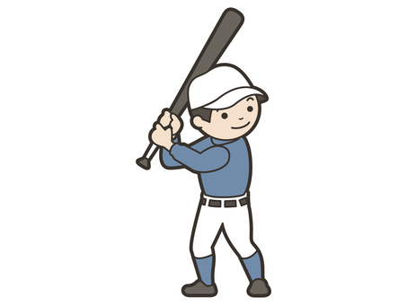 野球部 スポーツ,野球,バット,バッティング,素振り,ユニフォーム,帽子,生徒,中高生,中学生のイラスト素材