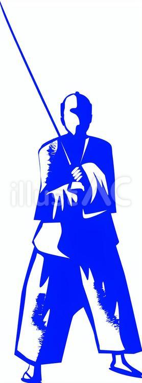 侍 侍,武士,刀のイラスト素材