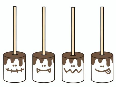 Illustration, भोजन, कैंडी, marshmallow, 