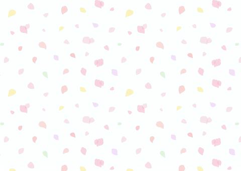 春の花びらの背景素材04