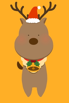 Reindeer santa, reindeer, character, animal, JPG and PNG