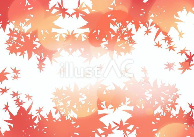 もみじ 紅葉,赤,朱色のイラスト素材