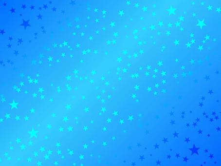 背景 青グラデーション 星