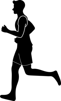 短髪の男性ランナー 短髪の男性ランナー 男性,ランナー,走る,ジョギング,マラソン,ダイエット,ウォーキング,筋トレ,ランニングのイラスト素材