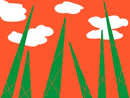 Bamboo (evening), JPG and PNG Bamboo (evening), bamboo, sky, cloud, JPG and PNG